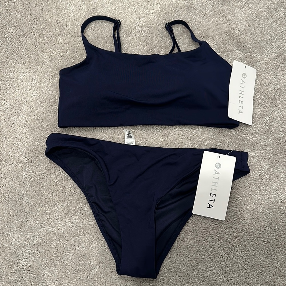 Athleta Bikini Swimsuit Bundle Size Small NWT